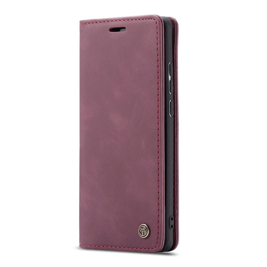 CaseMe-013 Multifunctional Retro Frosted Horizontal Flip Leather Case for Huawei P30 Lite, with Card Slot & Holder & Wallet (Wine Red) by CaseMe