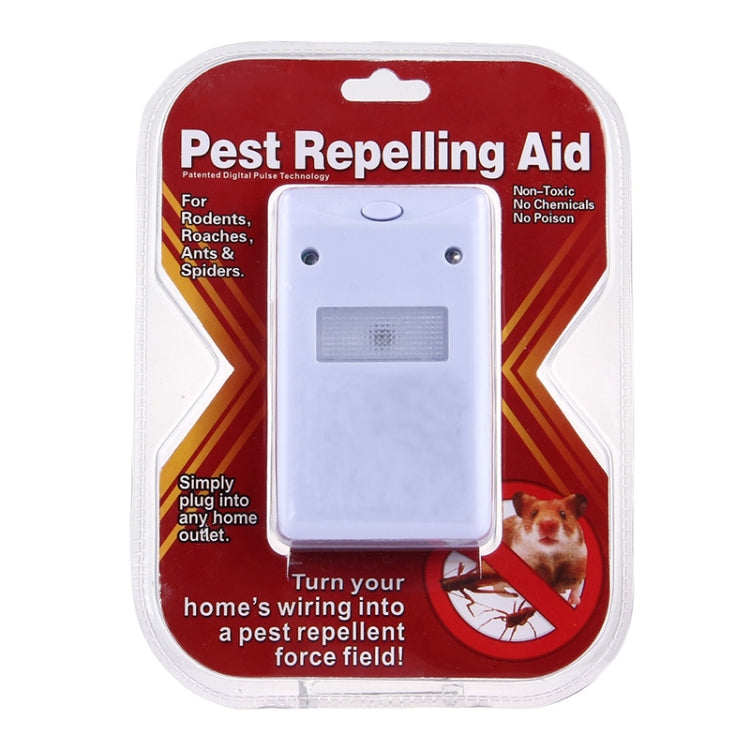 220V Electronic Pest Repellent Mouse Repellent Repeller, EU Plug(White) by bashfashion