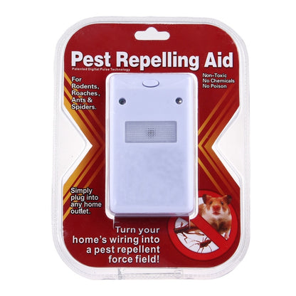 220V Electronic Pest Repellent Mouse Repellent Repeller, EU Plug(White) by bashfashion