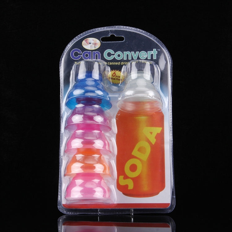 6 PCS Beverage Can Dustproof Seal Caps, Diameter: about 6cm by bashfashion