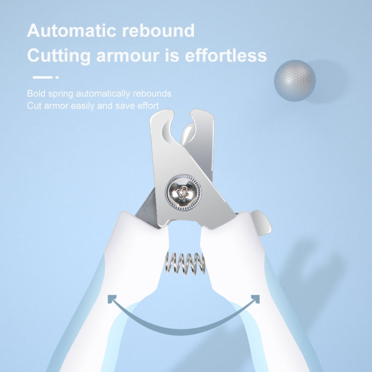 Pet Nail Clippers and Polisher Set, Size: Small(Pink) by bashfashion