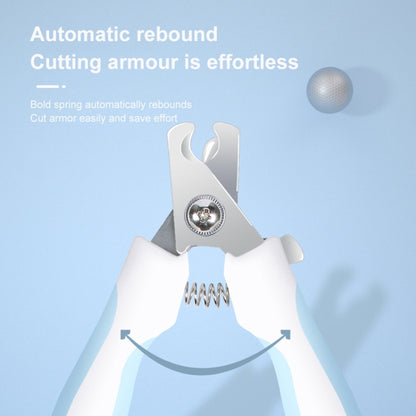 Pet Nail Clippers and Polisher Set, Size: Small(Pink) by bashfashion