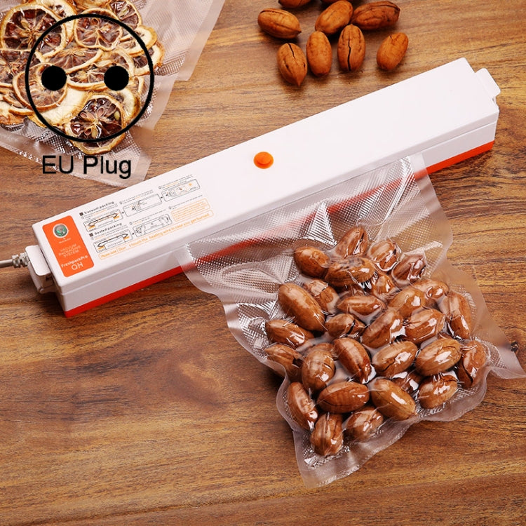 Household Food Preservation Small Automatic Vacuum Sealing Machine, EU Plug by bashfashion