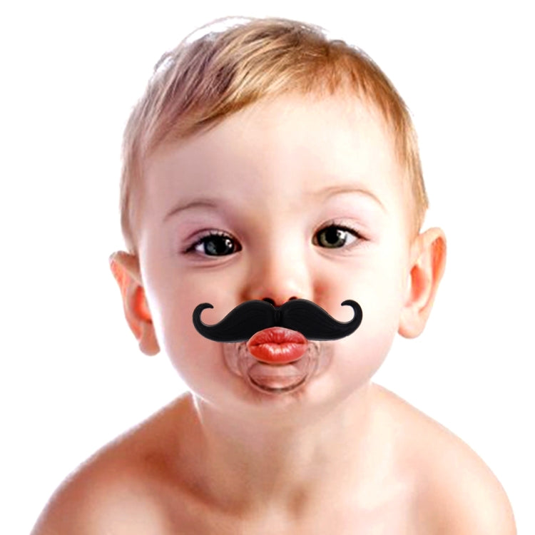 Funny Infant Mustache Baby Appease Nipple by bashfashion