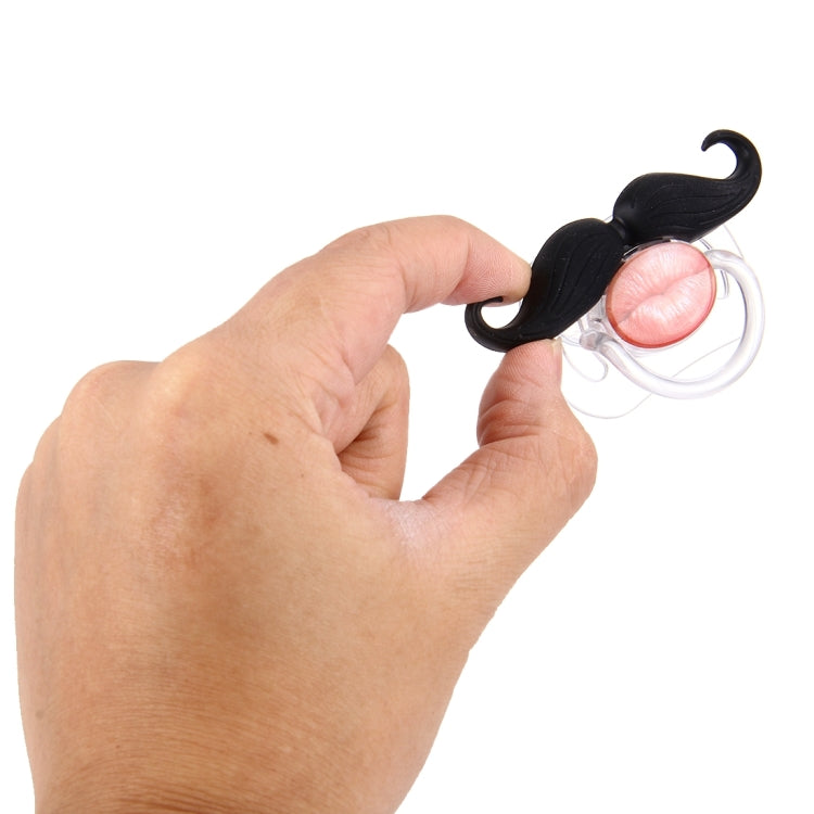 Funny Infant Mustache Baby Appease Nipple by bashfashion