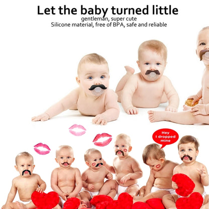 Funny Infant Mustache Baby Appease Nipple by bashfashion