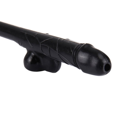 10 PCS Dicky Sipping Straw, Length: about 19cm(Black) by bashfashion