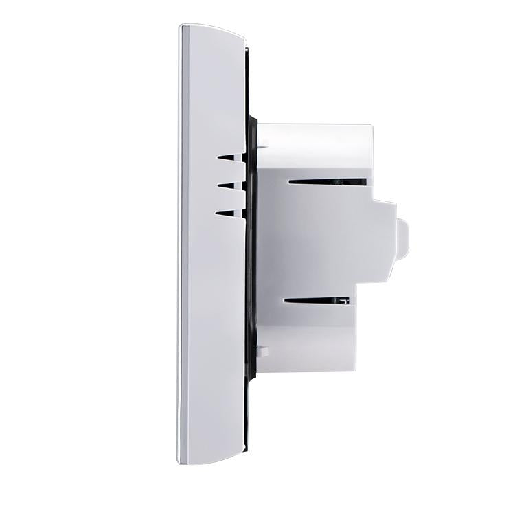 LCD Display Air Conditioning 4-Pipe Programmable Room Thermostat for Fan Coil Unit, Supports Wifi (White) by bashfashion