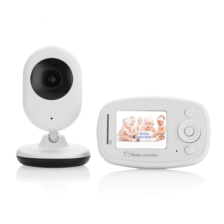BM-SP820 2.4 inch LCD 2.4GHz Wireless Surveillance Camera Baby Monitor with 7-IR LED Night Vision, Two Way Voice Talk(White) by bashfashion