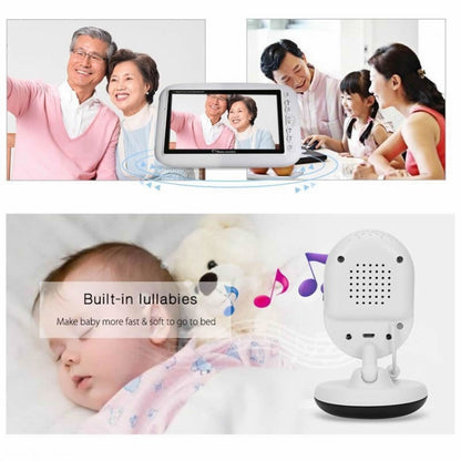 BM-SP820 2.4 inch LCD 2.4GHz Wireless Surveillance Camera Baby Monitor with 7-IR LED Night Vision, Two Way Voice Talk(White) by bashfashion