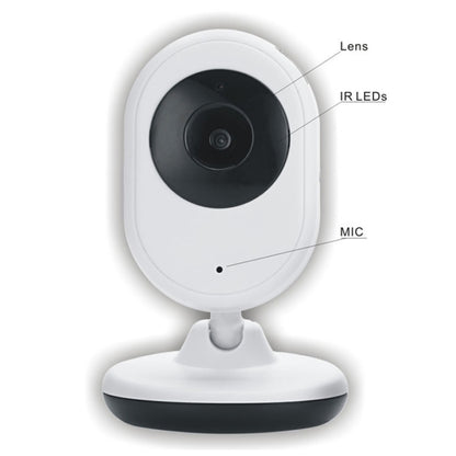 BM-SP820 2.4 inch LCD 2.4GHz Wireless Surveillance Camera Baby Monitor with 7-IR LED Night Vision, Two Way Voice Talk(White) by bashfashion