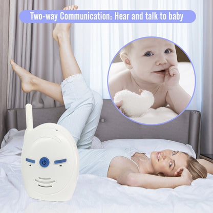 BM-V20 2.4GHz Wireless Digital Audio Baby Monitor, Two Way Voice Talk(White) by bashfashion