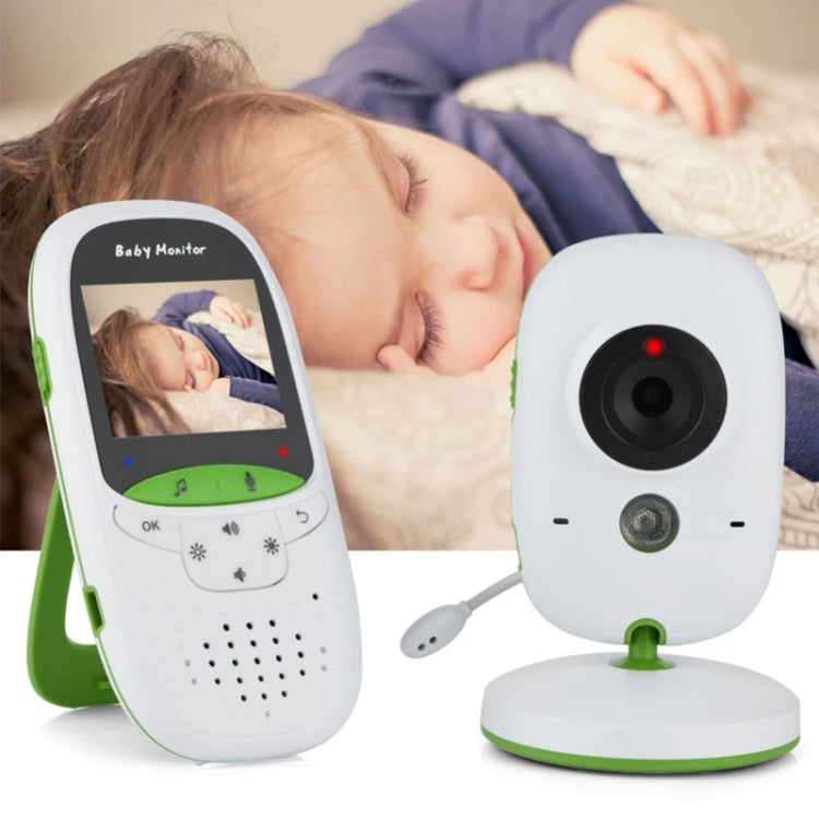 VB602 2.4 inch LCD 2.4GHz Wireless Surveillance Camera Baby Monitor, Support Two Way Talk Back, Night Vision(White) by bashfashion