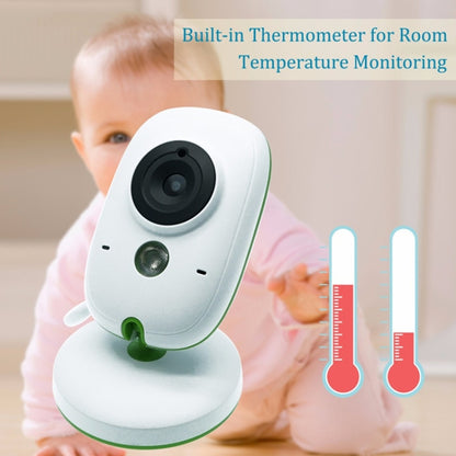 VB602 2.4 inch LCD 2.4GHz Wireless Surveillance Camera Baby Monitor, Support Two Way Talk Back, Night Vision(White) by bashfashion