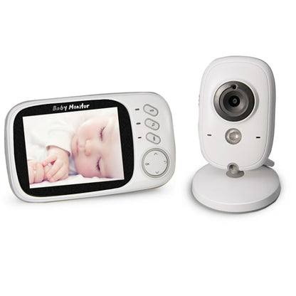 VB603 3.2 inch LCD 2.4GHz Wireless Surveillance Camera Baby Monitor, Support Two Way Talk Back, Night Vision(White) by bashfashion