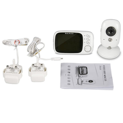 VB603 3.2 inch LCD 2.4GHz Wireless Surveillance Camera Baby Monitor, Support Two Way Talk Back, Night Vision(White) by bashfashion