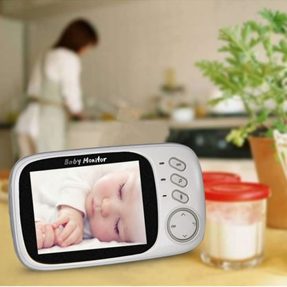 VB603 3.2 inch LCD 2.4GHz Wireless Surveillance Camera Baby Monitor, Support Two Way Talk Back, Night Vision(White) by bashfashion