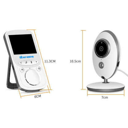 VB605 2.4 inch LCD 2.4GHz Wireless Surveillance Camera Baby Monitor, Support Two Way Talk Back, Night Vision(White) by bashfashion