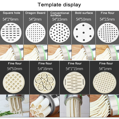 3 Molds Household Manually Small Stainless Steel Pressing Style Handhold Noodle Machine (Orange) by bashfashion