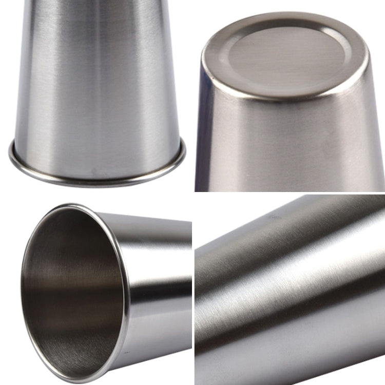 180ml Single Wall Electropolished Stainless Steel Brief Wine Cup(Silver) by bashfashion