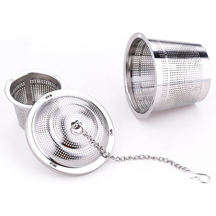 Stainless Steel Locking Spice Tea Strainer Mesh Infuser Tea Ball Filter, Middle Size: 6.5 x 6cm by bashfashion