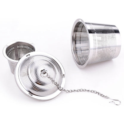 Stainless Steel Locking Spice Tea Strainer Mesh Infuser Tea Ball Filter, Middle Size: 6.5 x 6cm by bashfashion