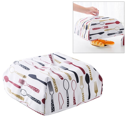 Foldable Thickened Aluminum Foil Food Heat Preservation Cover, Size: L (37 x 37 x 15cm)(Red) by bashfashion