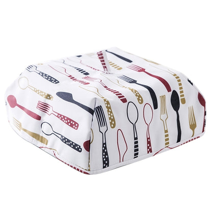 Foldable Thickened Aluminum Foil Food Heat Preservation Cover, Size: L (37 x 37 x 15cm)(Red) by bashfashion