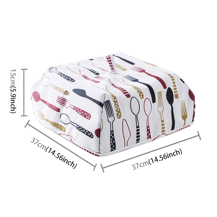 Foldable Thickened Aluminum Foil Food Heat Preservation Cover, Size: L (37 x 37 x 15cm)(Red) by bashfashion