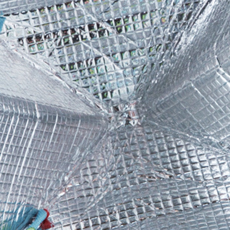 Foldable Thickened Aluminum Foil Food Heat Preservation Cover, Size: L (37 x 37 x 15cm)(Red) by bashfashion