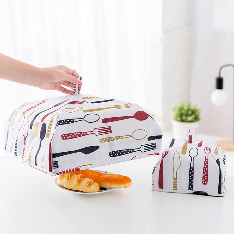 Foldable Thickened Aluminum Foil Food Heat Preservation Cover, Size: L (37 x 37 x 15cm)(Red) by bashfashion