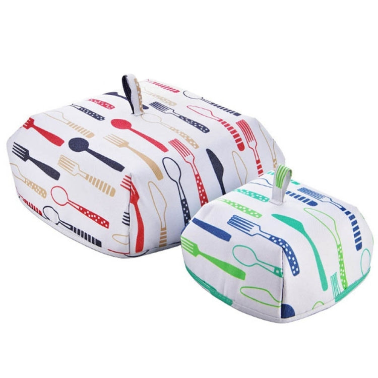 Foldable Thickened Aluminum Foil Food Heat Preservation Cover, Size: L (37 x 37 x 15cm)(Red) by bashfashion