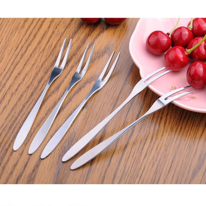10 PCS Stainless Steel Fruit Fork Creative Environmental Small Fruit Prong by bashfashion