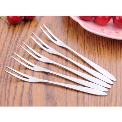 10 PCS Stainless Steel Fruit Fork Creative Environmental Small Fruit Prong by bashfashion