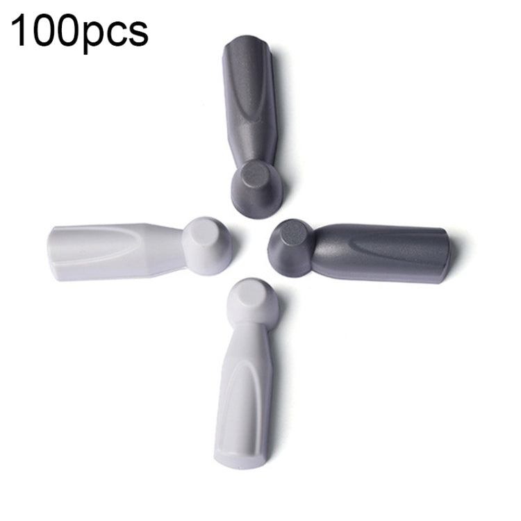 100pcs HTG-005 Small Hammer Anti-theft Magnetic Buckle EAS Anti-theft Sound and Magnetic Button Label for Supermarket Commodities, Random Color Delivery by bashfashion