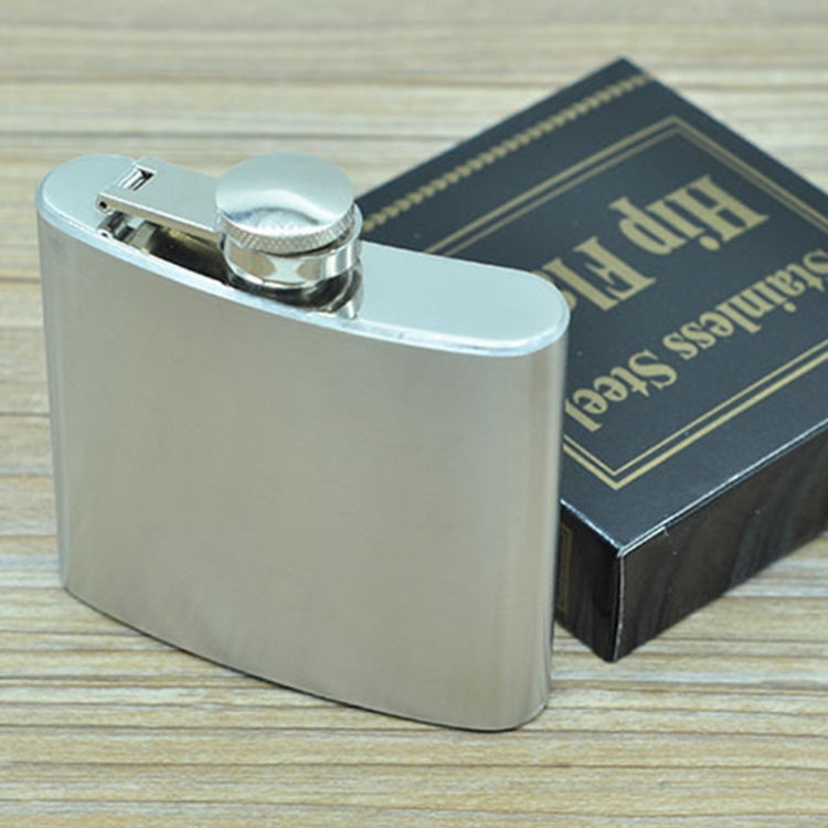 140mL (5oz) Outdoor Sports Handy Home Travel Wild Stainless Steel Portable Hip Flask(with Small Funnel)(Silver 140mL (5oz)) by bashfashion
