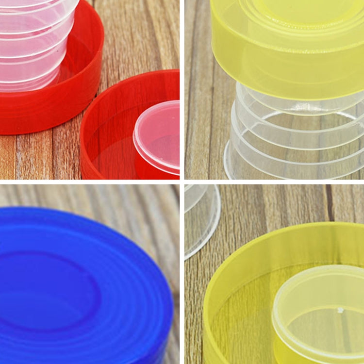 4 PCS 200ml Fashionable Outdoor Activity Using Plastic Portabel Folding Dringking Cup by bashfashion