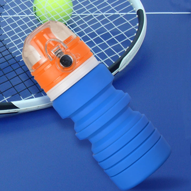 500mL Outdoor Travel Silicone Foldable Kettle Telescopic Cup Sports Drinking Bottle by bashfashion