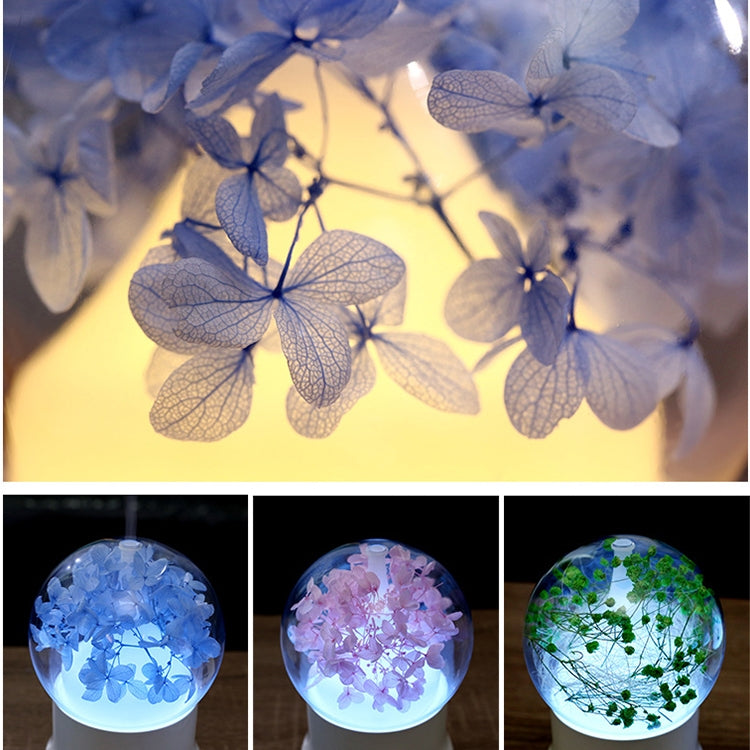 ML-824 100ML Gypsophila Flowers Aromatherapy Diffuser Air Humidifier with Colorful LED Light for Office / Home(Blue) by bashfashion
