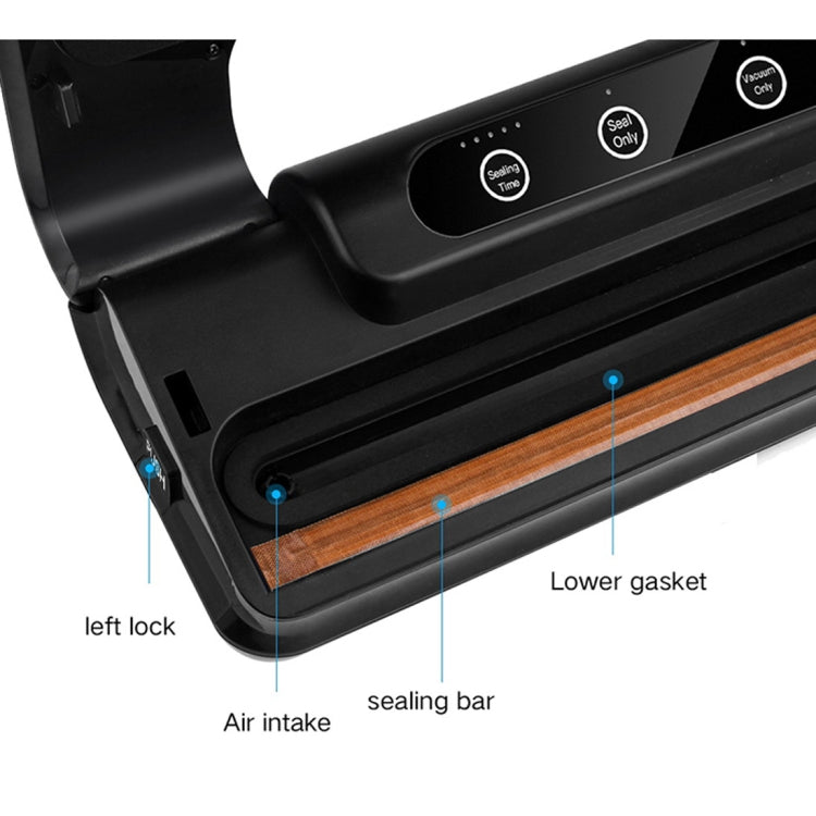 Automatic Vacuum Sealer for Household Food Preservation, with Food Grade Vacuum Bags, US Plug by bashfashion