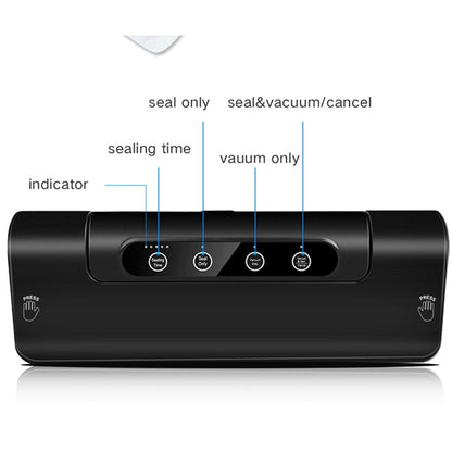 Automatic Vacuum Sealer for Household Food Preservation, with Food Grade Vacuum Bags, US Plug by bashfashion