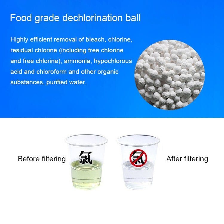 Bath Water Purifier Shower Faucet Chlorine Filter, Interface: 2.1cm / 2.7cm by bashfashion