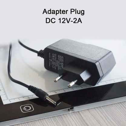 A2 Size 23W 12V LED Three Level of Brightness Dimmable Acrylic Copy Boards for Anime Sketch Drawing Sketchpad, with Power Adapter by bashfashion