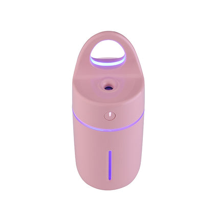 1.5W - 2W 175ml Mini Portable USB Negative Ions Humidifier Beauty and Water Supplement Instrument with Colorful LED Light(Pink) by bashfashion