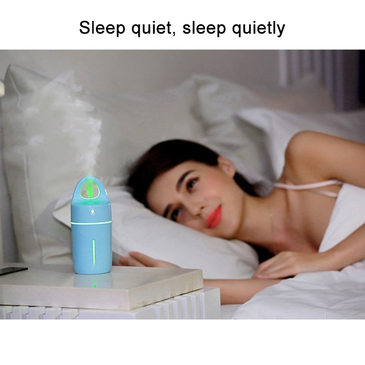 1.5W - 2W 175ml Mini Portable USB Negative Ions Humidifier Beauty and Water Supplement Instrument with Colorful LED Light(Blue) by bashfashion