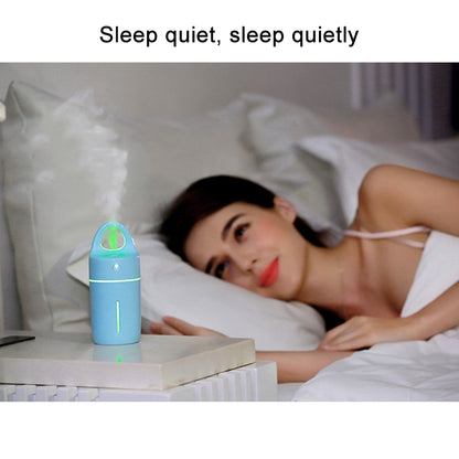 1.5W - 2W 175ml Mini Portable USB Negative Ions Humidifier Beauty and Water Supplement Instrument with Colorful LED Light(Blue) by bashfashion