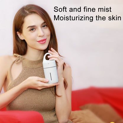 1.5W - 2W 175ml Mini Portable USB Negative Ions Humidifier Beauty and Water Supplement Instrument with Colorful LED Light(White) by bashfashion