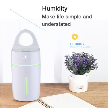 1.5W - 2W 175ml Mini Portable USB Negative Ions Humidifier Beauty and Water Supplement Instrument with Colorful LED Light(White) by bashfashion
