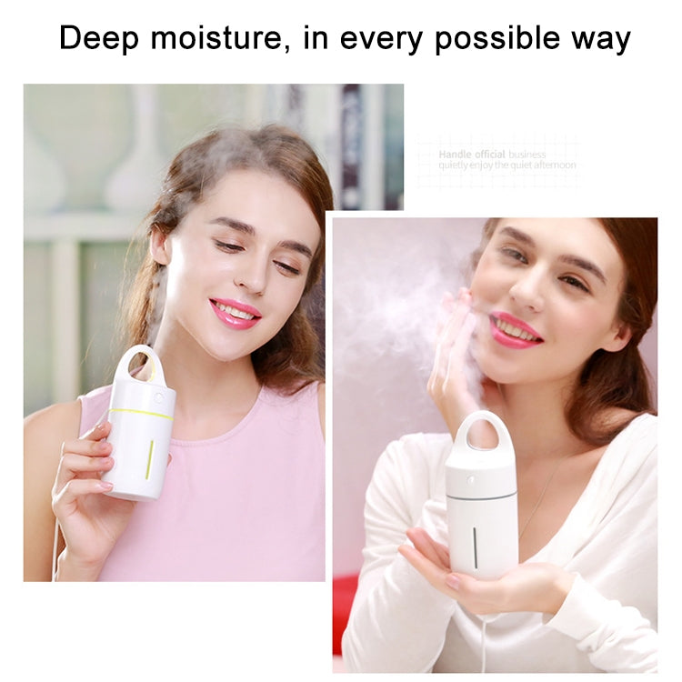 1.5W - 2W 175ml Mini Portable USB Negative Ions Humidifier Beauty and Water Supplement Instrument with Colorful LED Light(White) by bashfashion