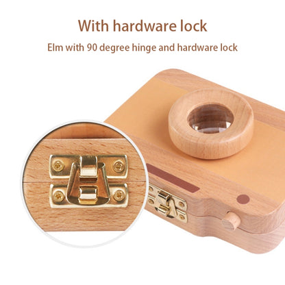 Creative Wooden Children Camera Deciduous Tooth Preservation Box Baby Teeth Tooth House Storage Box by bashfashion